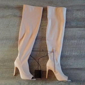 🆕Forever21 Open toe Over the Knee Boots